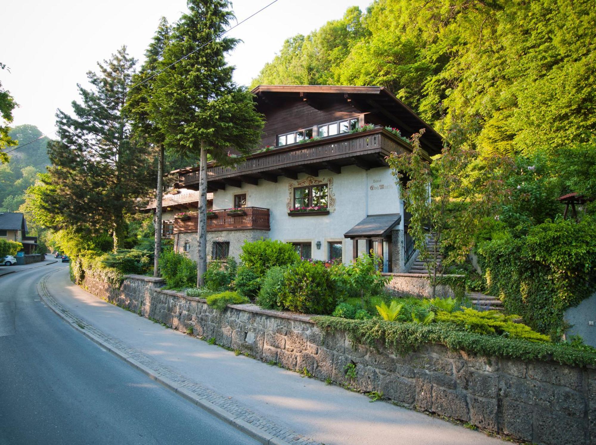 Studio Mit Gartenterrasse 萨尔茨堡 外观 照片